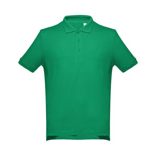 THC ADAM. Polo da uomo in cotone a maniche corte THC ADAM. Polo da uomo in cotone a maniche corte