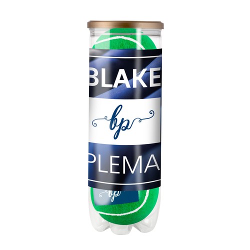 Tube coloured tennis balls Tube coloured tennis balls