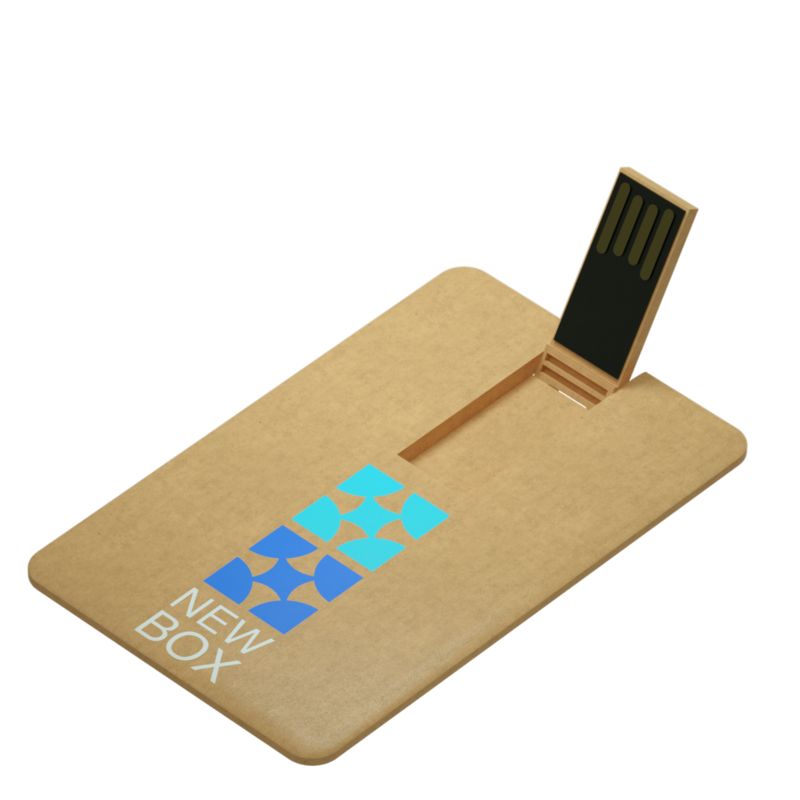 Clé USB en plastique recyclé Color Card ECO Clé USB en plastique recyclé Color Card ECO