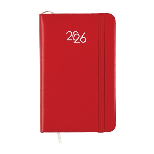 Agenda de poche hebdomadaire 2026 avec couverture rigide en PU Agenda de poche hebdomadaire 2026 avec couverture rigide en PU