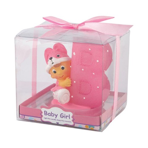 BOUGIE "BÉBÉ" ROSE H70 MM BOUGIE "BÉBÉ" ROSE H70 MM