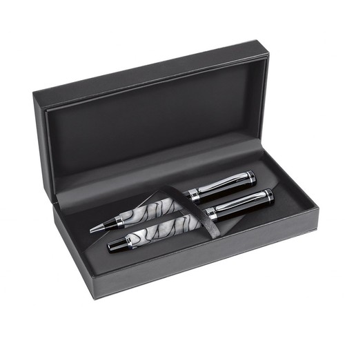 BLACK PU BOX FOR 1/2 PENS- NO PEN