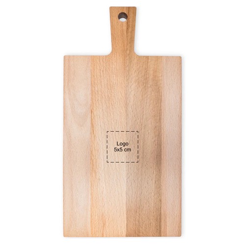 Plank met handvat zonder sapgeul beuken 37x19 cm Plank met handvat zonder sapgeul beuken 37x19 cm