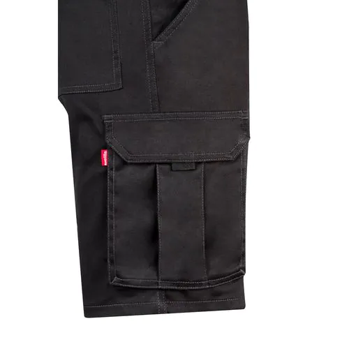 VL HEBE. Bermuda stretch, multipoches (240g/m²), en coton (46%), EME (38%) et polyester (16%)