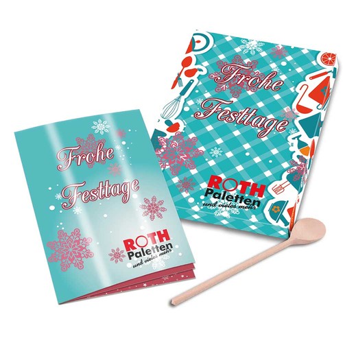 Recipe Book Set - Christmas - Set - individual - digital printing 4/0-c Recipe Book Set - Christmas - Set - individual - digital printing 4/0-c