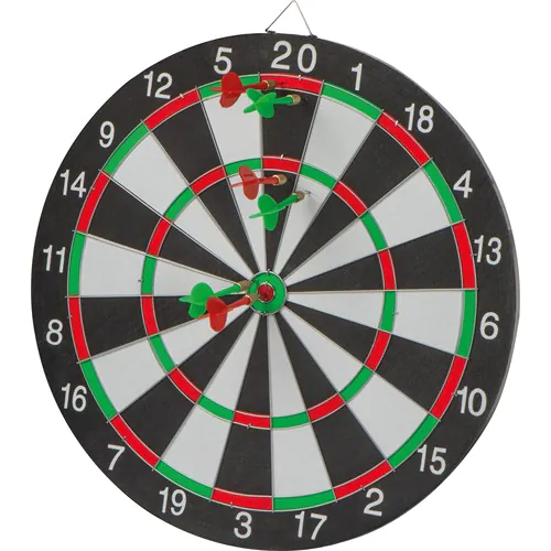 Dartboard with arrows