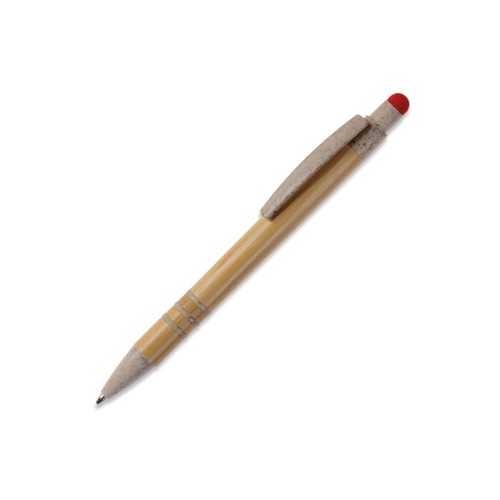 Ball pen bamboo and wheatstraw with stylus