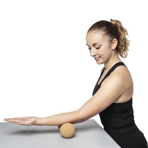 Cacahuete de masaje de corcho, 20 x 10 cm, "Made in Europe"