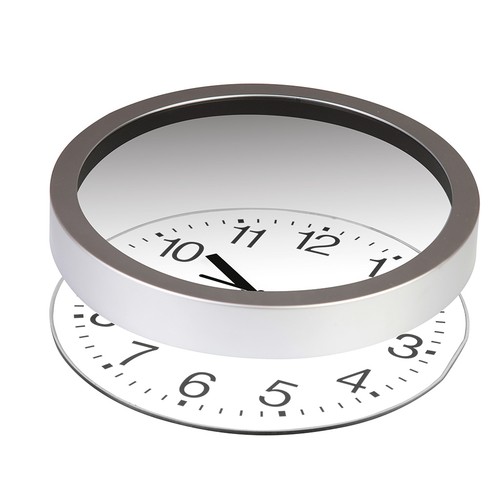 HORLOGE MURALE EN PLASTIQUE ET VERRE HORLOGE MURALE EN PLASTIQUE ET VERRE