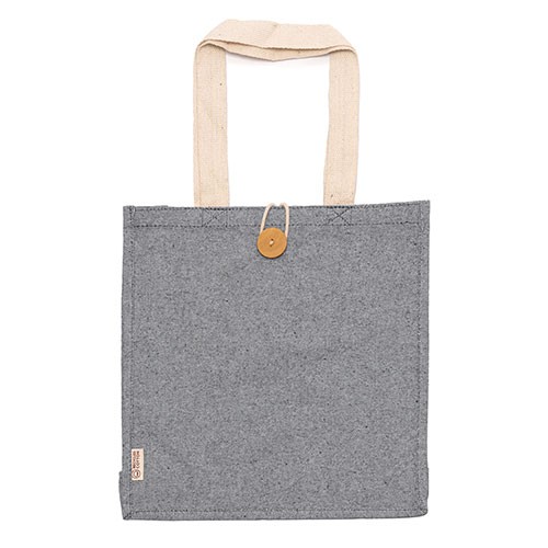 Borsa con finitura melange. Manici lunghi in coton Cosme Borsa con finitura melange. Manici lunghi in coton Cosme