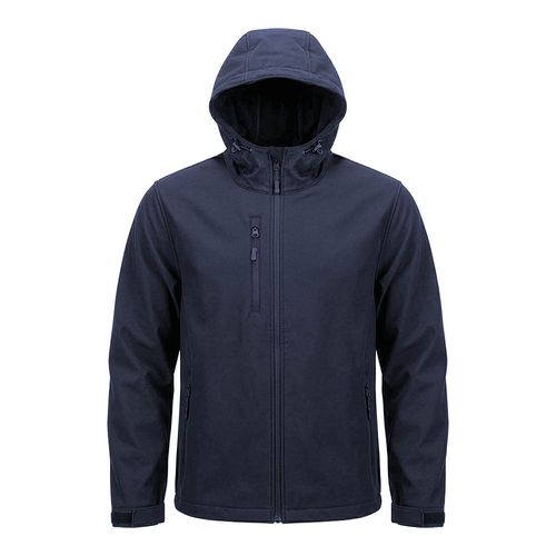 Chaqueta softshell unisex en tejido regenerado 280 g/m2 Chaqueta softshell unisex en tejido regenerado 280 g/m2