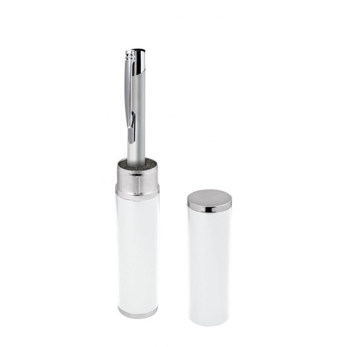 BOX ALLUMINIO TONDO BIANCO-NO PENNA