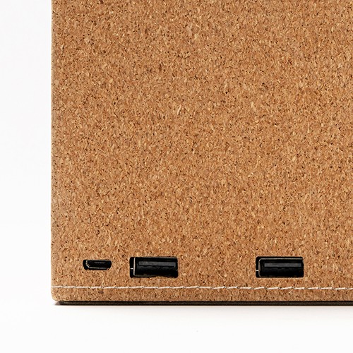 Porte-cayons avec chargeur sans fil intégré. Acero