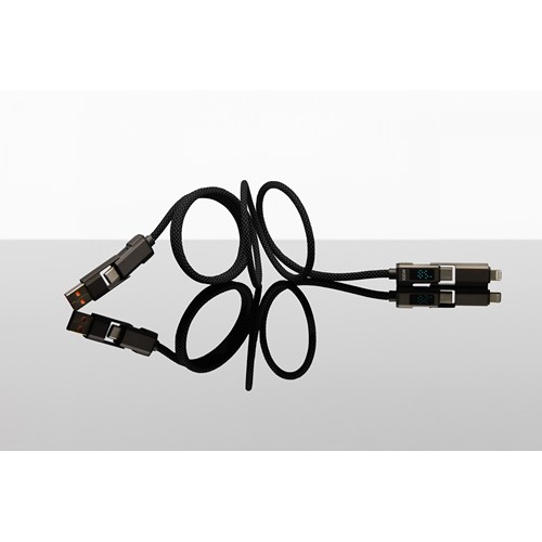 100W Display ultra fast charge magnetic cable