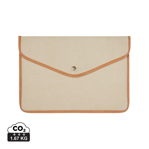 VINGA Bosler GRS recycled canvas 14" laptop sleeve VINGA Bosler GRS recycled canvas 14" laptop sleeve