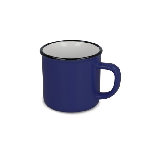 Enamel style ceramic mug 280ml
