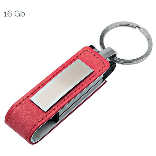 USB RED LEATHER 22x105 mm USB RED LEATHER 22x105 mm