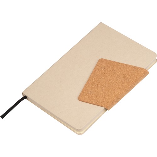 Notebook with a cover made from recycled milk carton and magnetic closure Notebook with a cover made from recycled milk carton and magnetic closure