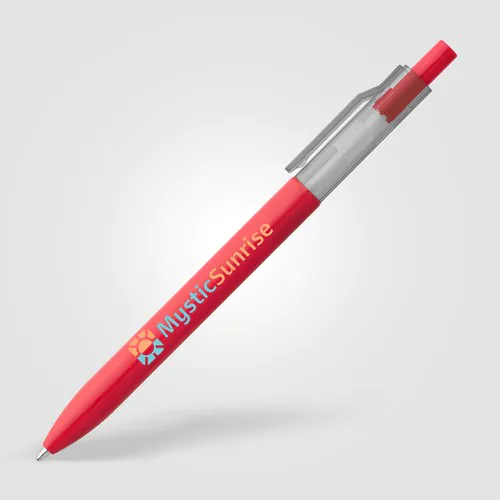 Stylo Nimbus à clip translucide rPET Stylo Nimbus à clip translucide rPET