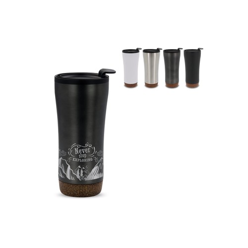 Double walled tumbler cork base 480ml Double walled tumbler cork base 480ml