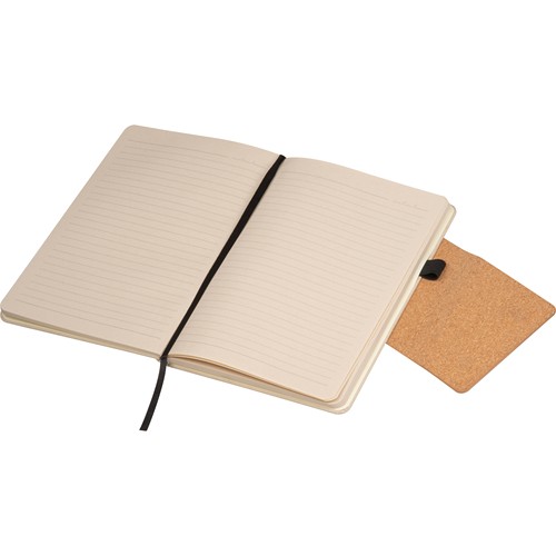 Notebook with a cover made from recycled milk carton and magnetic closure Notebook with a cover made from recycled milk carton and magnetic closure