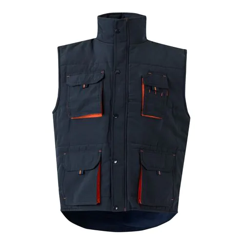 VL NERGAL. Padded vest, two-tone, multi-pocket (120g/m²), in polyester (100%) VL NERGAL. Padded vest, two-tone, multi-pocket (120g/m²), in polyester (100%)