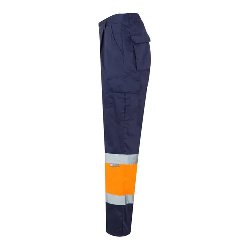VL POSEIDON. Pantalón de sarga multibolsillos bicolor (210 g/m²), en algodón (20 %) y poliéster (80 %) VL POSEIDON. Pantalón de sarga multibolsillos bicolor (210 g/m²), en algodón (20 %) y poliéster (80 %)