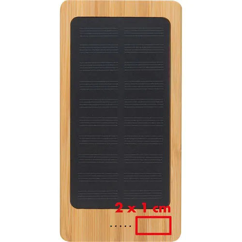 Power bank 8000 mAh solarny Power bank 8000 mAh solarny