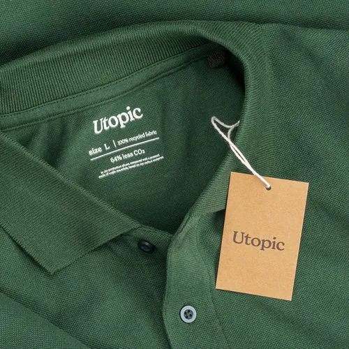 Polo 100% tissu régénéré
