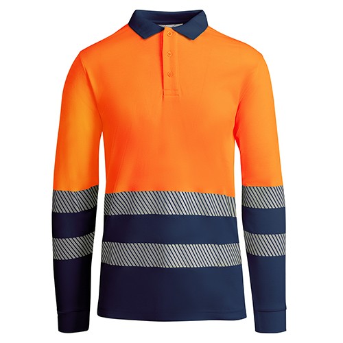 High-vis long-sleeve polo ATRIO LS