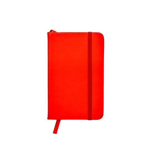 Cahier avec couverture en PU. Feuilles pointillées sur papier blanc (80 pages)
