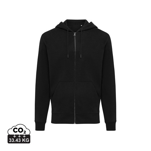 IQONIQ Abisko gerecycled katoen hoodie met rits