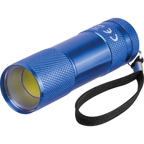 Aluminium zaklamp 9 LED