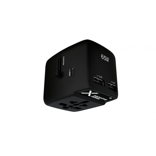 65W international adapter + cable