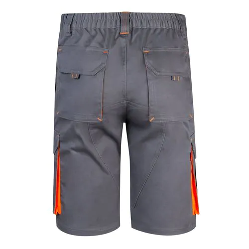 VL HEMERA. Two-tone, multi-pocket stretch Bermuda shorts (240g/m²), in cotton (46%), EME (38%) and polyester (16%) VL HEMERA. Two-tone, multi-pocket stretch Bermuda shorts (240g/m²), in cotton (46%), EME (38%) and polyester (16%)
