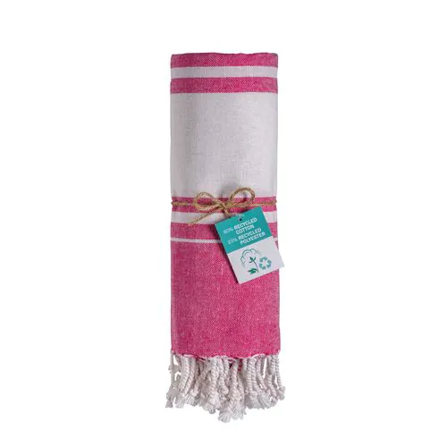 Beach towel /pareo in recycled cotton 180 gr/m2