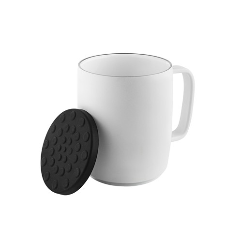 Metmaxx® “Crema OfficeVibeThermo” thermos mug, white Metmaxx® “Crema OfficeVibeThermo” thermos mug, white