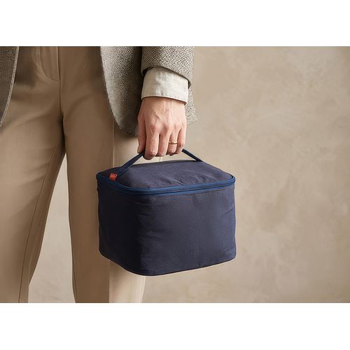 Sac à bento isotherme 'Sendai', polycoton bleu nuit Sac à bento isotherme 'Sendai', polycoton bleu nuit