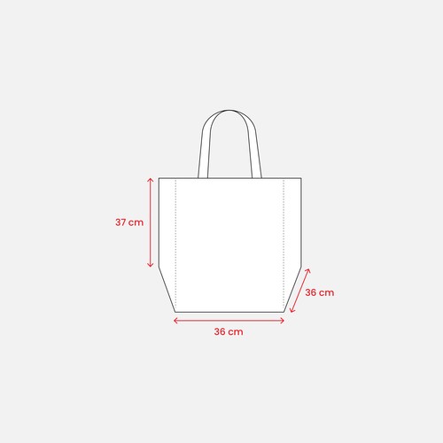 80 g/m2 non-woven fabric pizza shopping bag