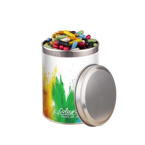 Medium round tin, 0.9 liters