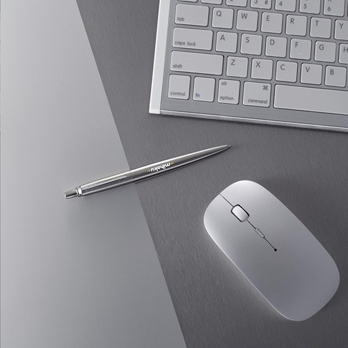 Parker Jotter Stylo à bille en acier inox - bleu