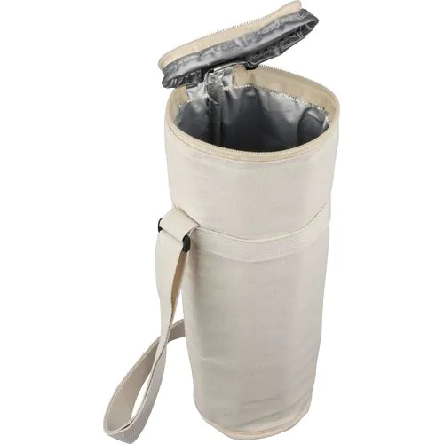 Recycled cotton (270 gsm) bottle cooler bag Eugene