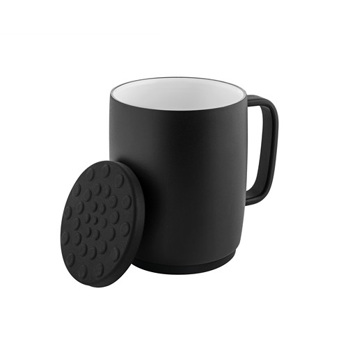 Metmaxx® Thermos Mug "Crema OfficeVibeThermo" black
