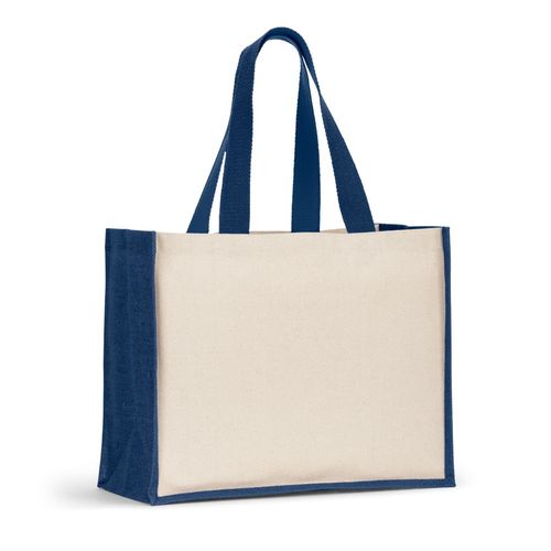 HELSINQUE COLOUR. Canvas tas (320 g/m²), met bodem en zijkanten van gelamineerd jute (350 g/m²) in kleuren HELSINQUE COLOUR. Canvas tas (320 g/m²), met bodem en zijkanten van gelamineerd jute (350 g/m²) in kleuren
