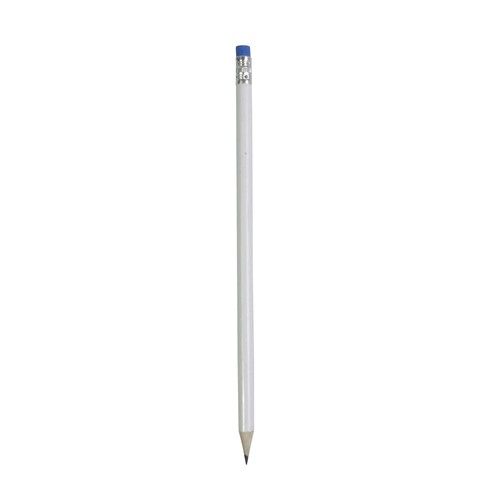 Crayon tempérée cylindrique avec gomme