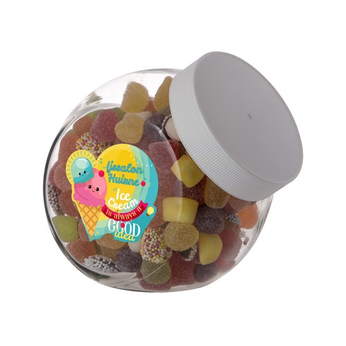 Medium glass jar 0,9 liter