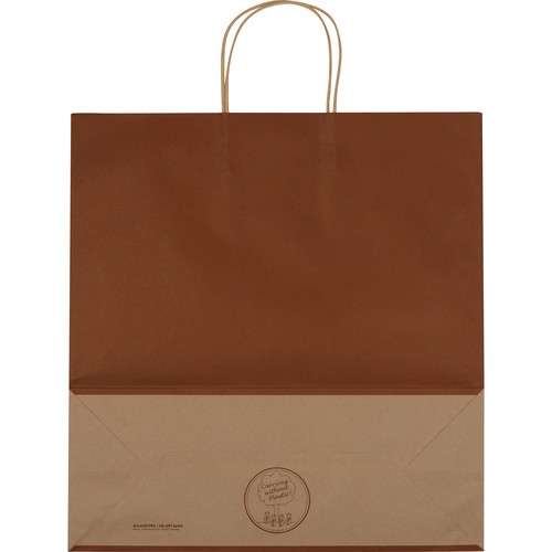 Borsa grande in carta riciclata con due maniglie GUS