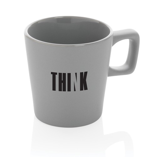 Mug 300ml en céramique au design moderne