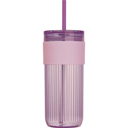 Beker met rietje, 660 ml