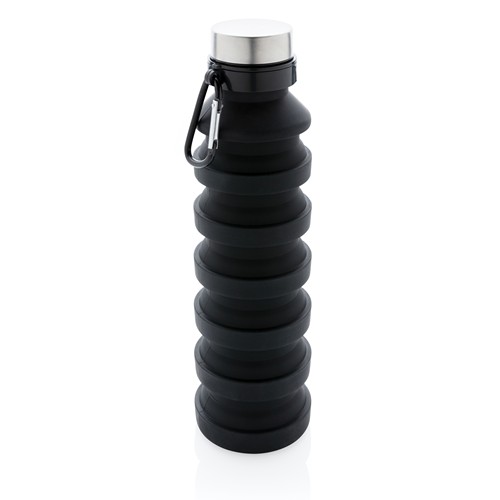Leakproof collapsible silicone bottle with lid Leakproof collapsible silicone bottle with lid